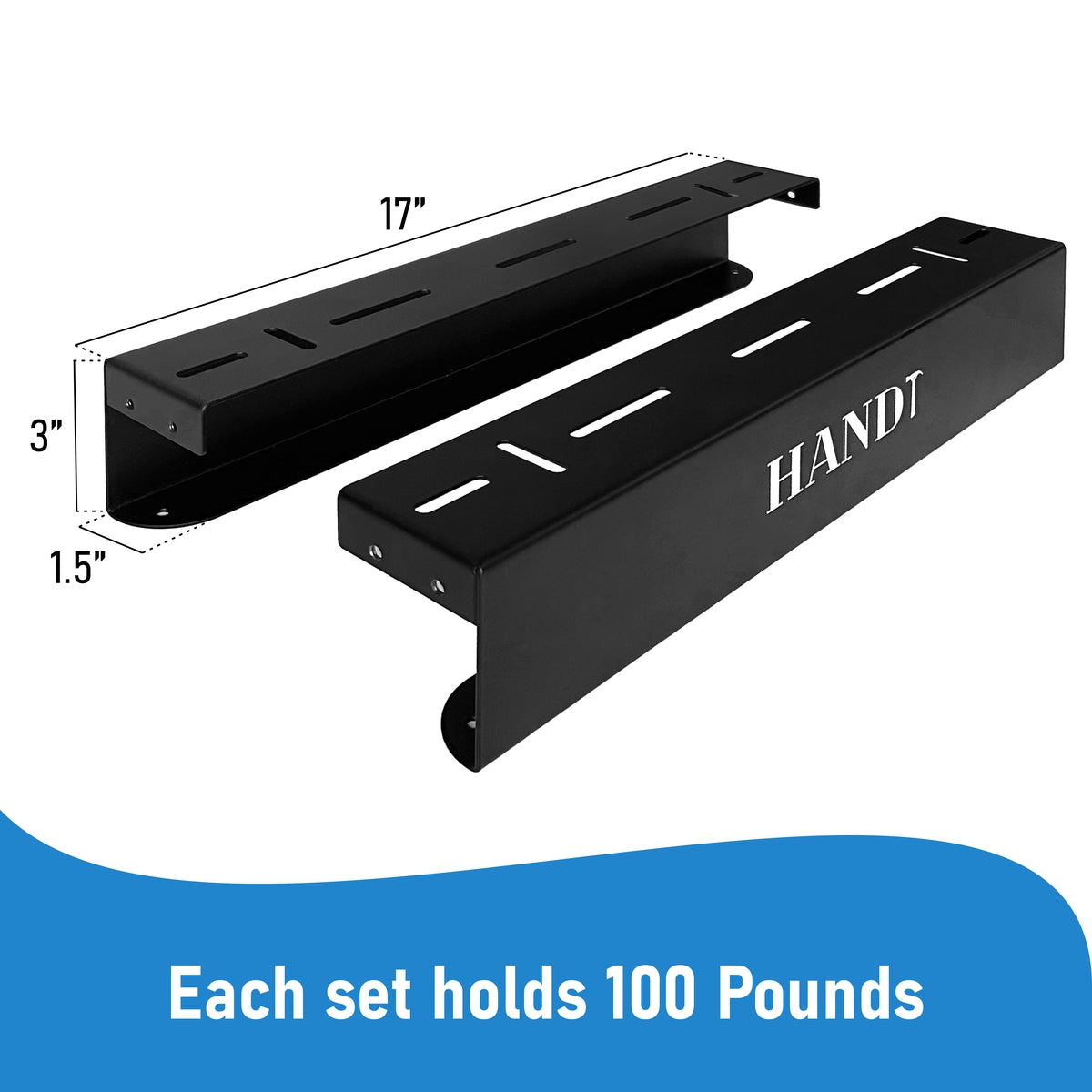 Overhead Connectable Metal Rails For Ceiling Storage