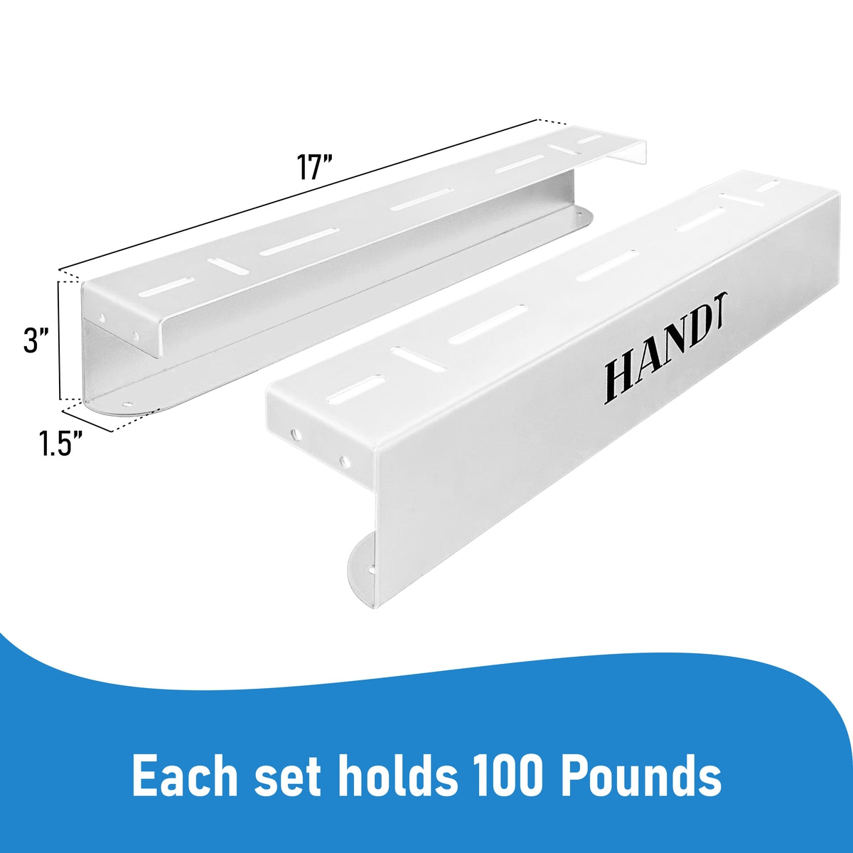 Overhead Connectable Metal Rails For Ceiling Storage