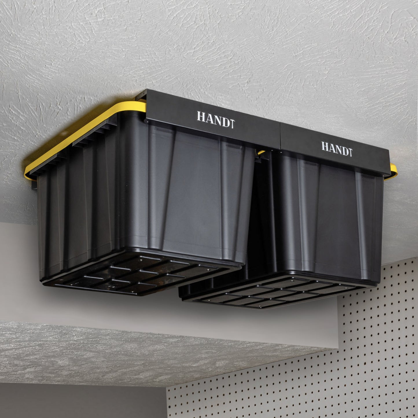 Garage Ceiling Storage Rack, Black