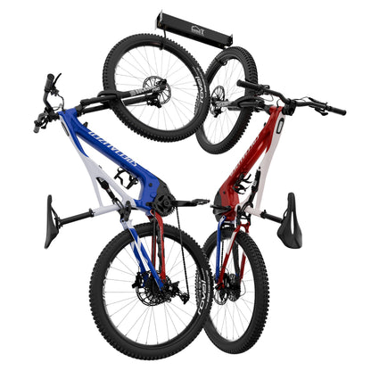 Ceiling Bike Sliding Hanger, Mount Up To 6 Bikes, Heavy Duty 450lbs Limit